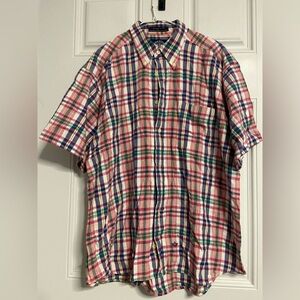 T30- DOCKERS MultiColor LEVI’S Plaid Short Sleeve Shirt